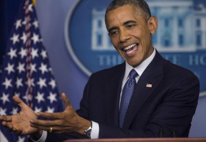 President Obama Holds Press Conference at the White House