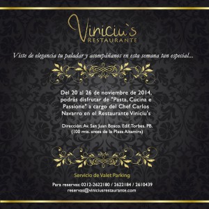 Viniciu's invitación genérica