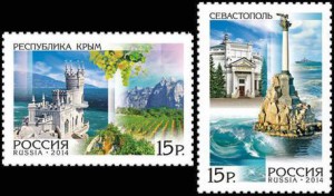 Russia: anche i francobolli per celebrare la Crimea