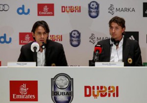 AC Milan press conference in Dubai