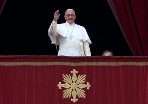 Pope Francis delivers the Urbi et Orbi Christmas Day message