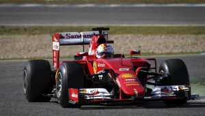 Formula One training session at Jerez racetrack