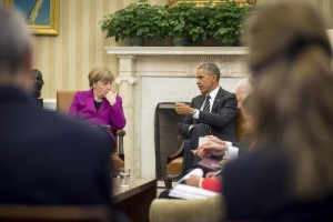 President Obama Meets Chancellor Merkel at White House