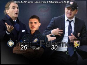 Inter-Palermo in serie A, 22/ma giornata