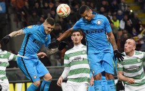 Soccer; Europa League Eight Finals; Inter-Celtic
