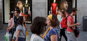 Merchandise For Sale As Spain Gears Up For The World Cup