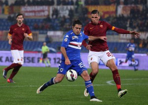 Soccer: serie A, Roma-Sampdoria
