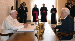 Pope: private audience to Sergio Mattarella,
