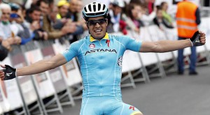 Spanish cyclist Mikel Landa of Astana team