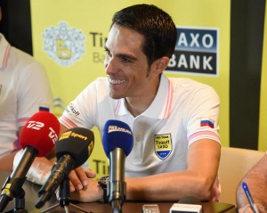 98th Giro d'Italia: Rest day; Press conference Contador