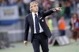 FC Inter's head coach Roberto Mancini 
