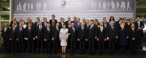 Vertice Ue di Riga: foto di gruppo