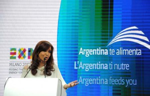 EXPO: Argentina's President Cristina Fernandez de Kirchner