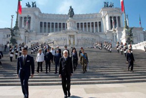 Italian Republic Day: Italian President, Sergio Mattarella, at the "Altare della Patria" 