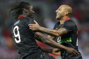 Portugal vs Italy: Portugal's Ederzito Lopes (L) celebrates his goal