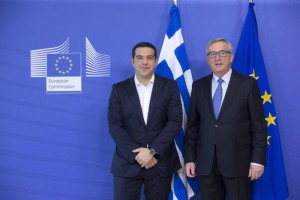 Greece's Prime Minister Alexis Tsipras in Brussels