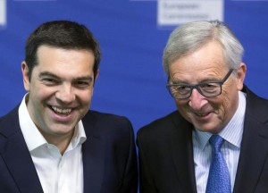A Bruxelles, Tsipras e Juncker