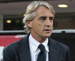 Italian head coach of Fc Inter Roberto Mancini 