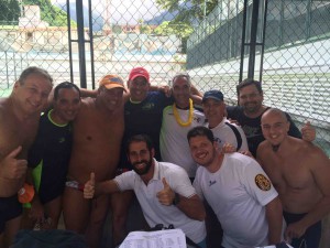 Foto di gruppo degli atleti del Centro Italiano Venezuelano di Caracas