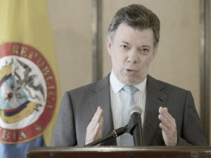 Il presidente della Colombia, Juan Manuel Santos.