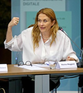 Intervento della direttrice di Rai News 24 Monica Maggioni eletta alla presidenza della Rai