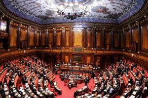 L'aula del Senato a Palazzo Madama. REUTERS/Alessandro Bianchi