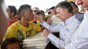 - Se si rispettano queste condizioni – ha detto il presidente Santos – sono disposto ad un incontro con il presidente Maduro