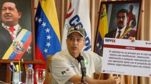 Motta Domínguez reitera amenaza de botar a "escuálidos" de Corpoelec