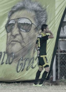 Perez Greco en el partido realizado en el estadio Polideportivo de Pueblo Nuevo en San Cristobal Estado Táchira en Venezuela, el 16 de febrero de 2016 (Gennaro Pascale Caicedo / Prensa Deportivo Tachira)