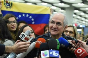 L’ex Sindaco di Caracas, il connazionale Antonio Ledezma, è di nuovo in libertà