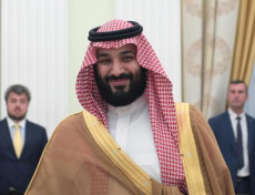 Primo piano del principe ereditario dell'Arabia Saudita, Mohammad bin Salman. Khashoggi