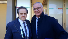 Claudio Ranieri con il nostro collaboratore Emilio Buttaro