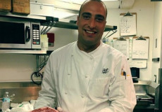 Andrea Zampironi, 33 anni, capo chef di Cipriani Dolci a New York, il ristorante della Grand Central