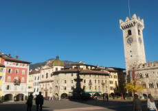 Vista panoramica della città di Trento.