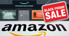 Un portale web di Amazon con l'annuncio delle vendite a sconti per il Black Friday. (Daily Express)
