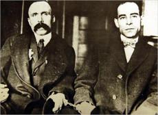 Bartolomeo Vanzetti (a sinistra), e Nicola Sacco (a destra).