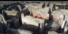Frame del video MICBAT in cui Massimo Osanna descrive gli scavi di Pompei.