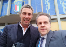 L’allenatore dell’Udinese Luca Gotti insieme a Emilio Buttaro in una foto dei mesi scorsi