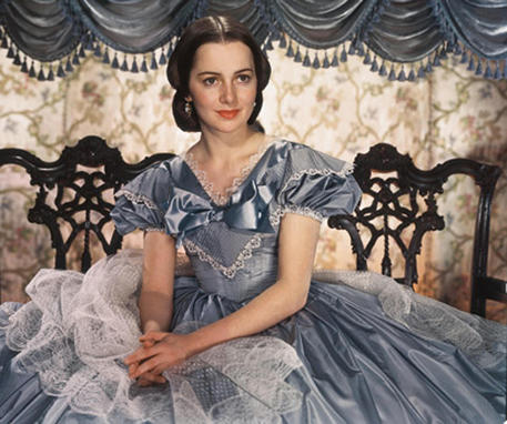 Olivia De Havilland in una foto d'archivio