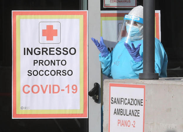 Ospedale Sant'Anna di Como, Ingresso Pronto Soccorso Covid.