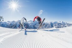 Trentino Alto Adige: pista di sci sulle Dolomiti.