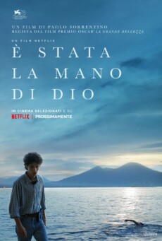 Il poster del film "E' stata la mano di Dio" di Paolo Sorrentino