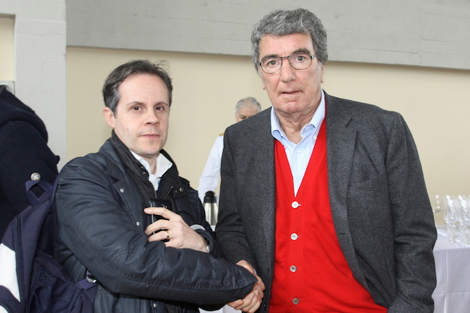 Dino Zoff insieme al nostro corrispondente Emilio Buttaro