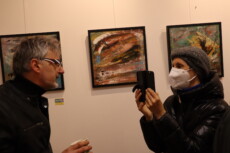 Maurizio D’Andrea nella Galleria d'Arte Captaloona, Madrid.