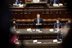 Roma, 19/05/2022 - Il Presidente del Consiglio, Mario Draghi, rende un'informativa alla Camera dei Deputati sui recenti sviluppi del conflitto tra Russia e Ucraina