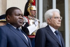 Palazzo del Quirinale, 09/07/2019 (I mandato) Il Presidente Sergio Mattarella con il Presidente della Repubblica del Mozambico Filipe Jacinto Nyusi, in visita ufficiale