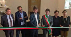 Il ministro della Cultura Dario Franceschini inaugura il museo della lingua italiana Mundi a Firenze.