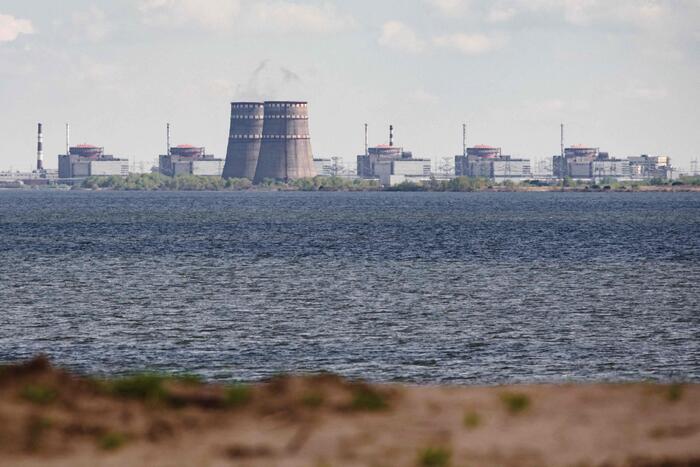 In questa foto d'archivio, vista della centrale nucleare di Zaporizhzhia